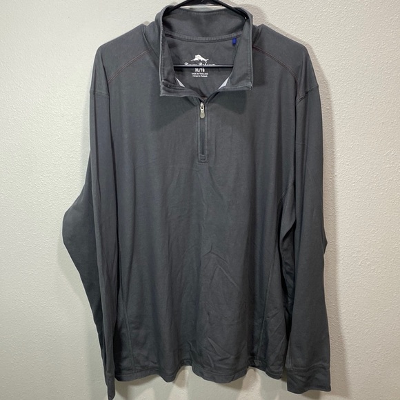 Tommy BAHAMA long sleeve half zip top - Picture 1 of 7